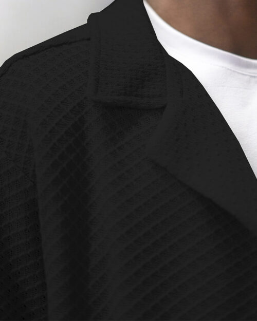 Camisa Abstract Negra