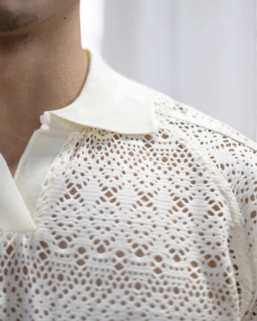 Camisa Polo Milano Marfil