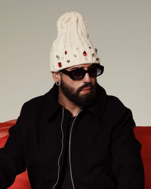 Beanie Tejido Marfil